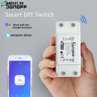 Sonoff Cơ Bản R2 10A Wifi EweLink điều khiển không dây thông minh Key 【lotus.fr】