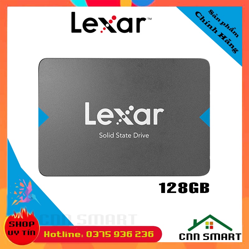 Ổ Cứng SSD Máy Tính PC LAPTOP LEXAR 120GB 128GB 240GB 256GB NS100 SATA III 2.5 inch (6Gb/s) | Chính Hãng Mai Hoàng BH36T