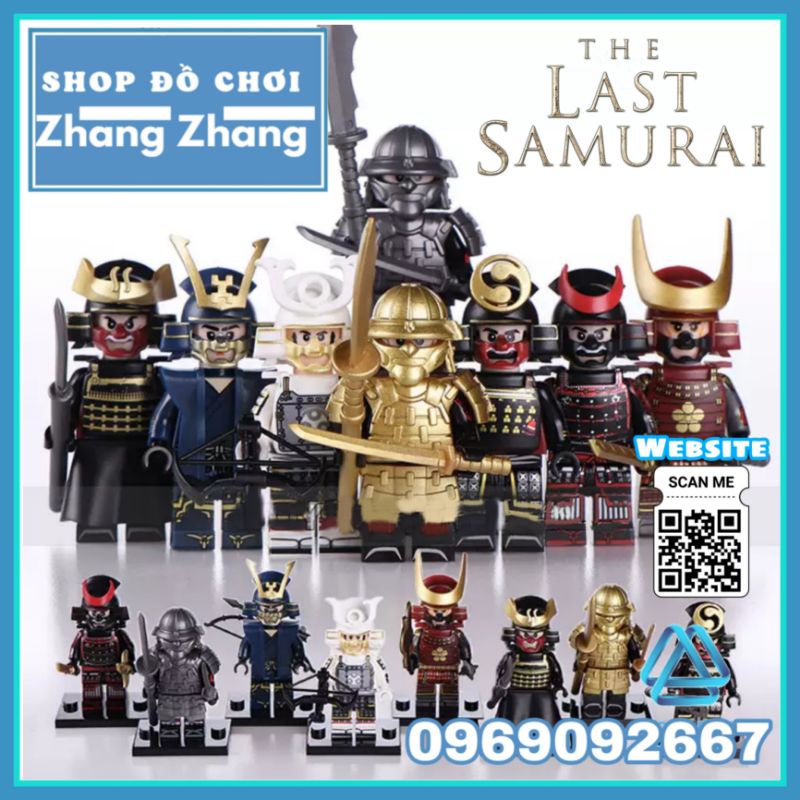 Đồ chơi Xếp hình Võ sĩ đạo cuối cùng The Last Samurai đầy đủ giáp phụ kiện đi kèm Minifigures WM6090