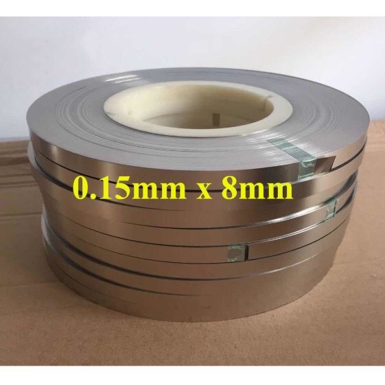 100g kẽm hàn cell pin khổ 0.15mm*8mm