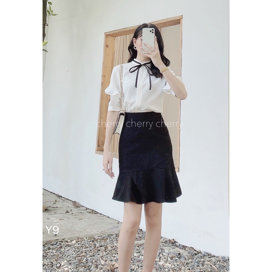 Chân váy xòe công sở thanh lịch