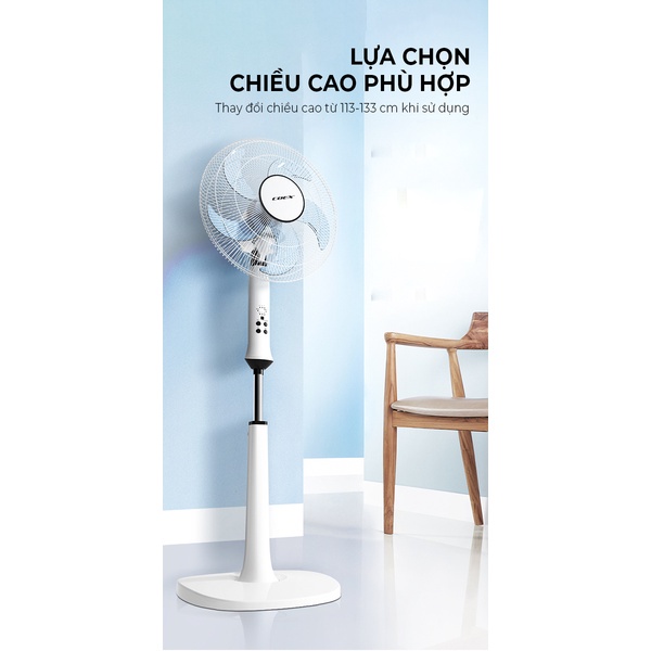 Quạt cây cao cấp 5 cánh Coex CF-7315A - Điều khiển từ xa