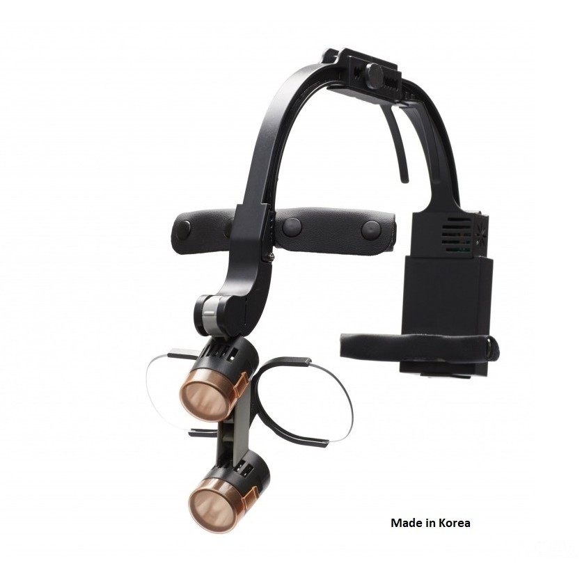 Đèn phẫu thuật kèm kính lúp Headlamp Dr Kim Hàn Quốc