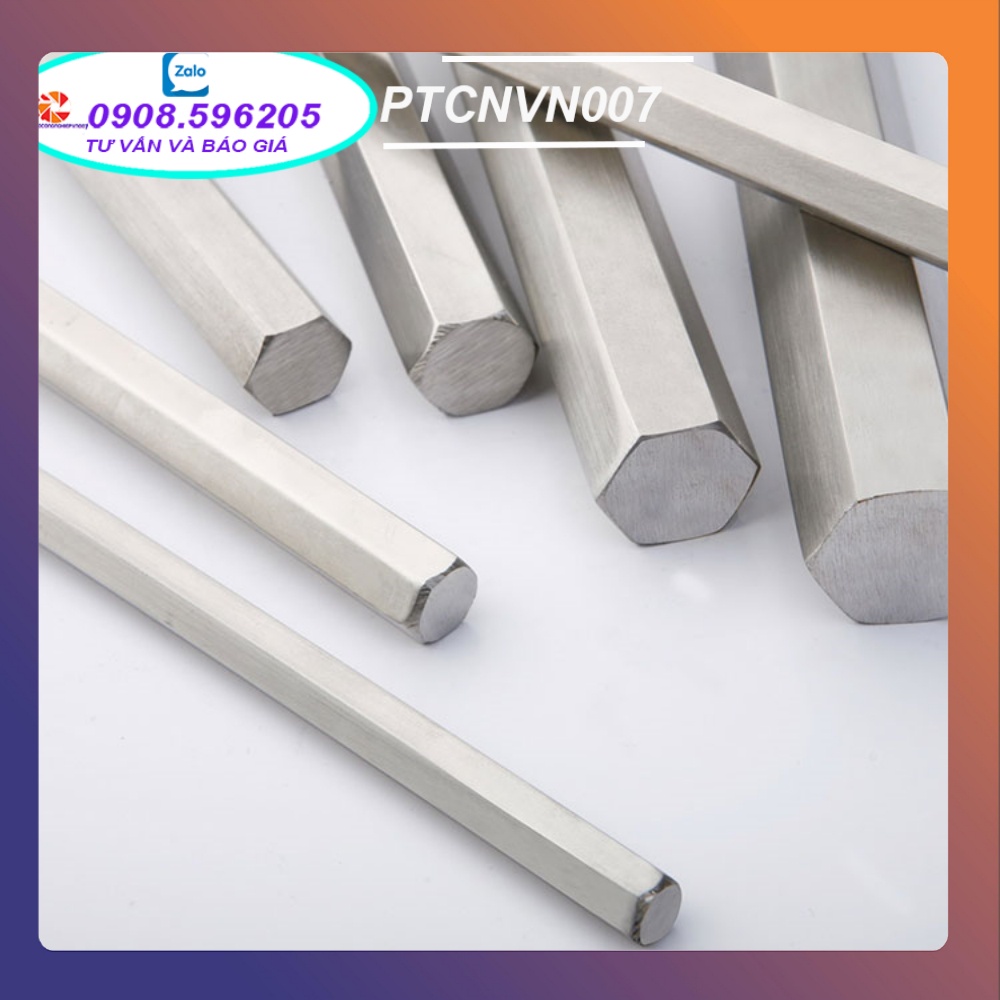 NHÔM LỤC GIÁC CÂY ĐẶC 6061 NGUYÊN ZIN CHẤT LƯỢNG ĐƯỜNG KINH 17/19/22/24/27/30 DÀI 1 MÉT