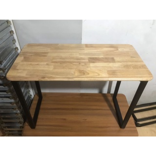 Bàn làm việc, bàn học, bàn ăn gấp gọn {GIÁ TẠI XƯỞNG} chân sắt gỗ cao su (50*100 cao 75cm)