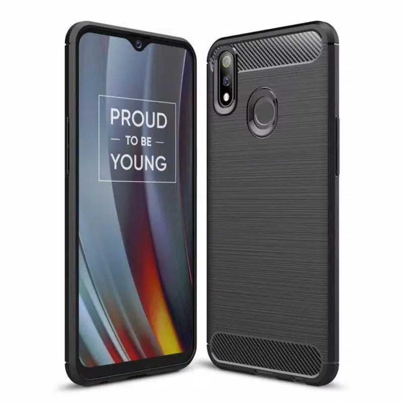 Ipaky Ốp Điện Thoại Dẻo Họa Tiết Sợi Carbon Thời Trang Cho Samsung Galaxy S8 Plus