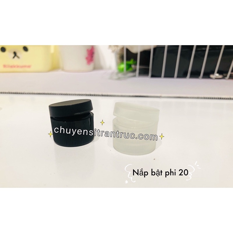 Combo 10 nắp bật phi 20 - dùng cho chai 30ml,50ml,100ml