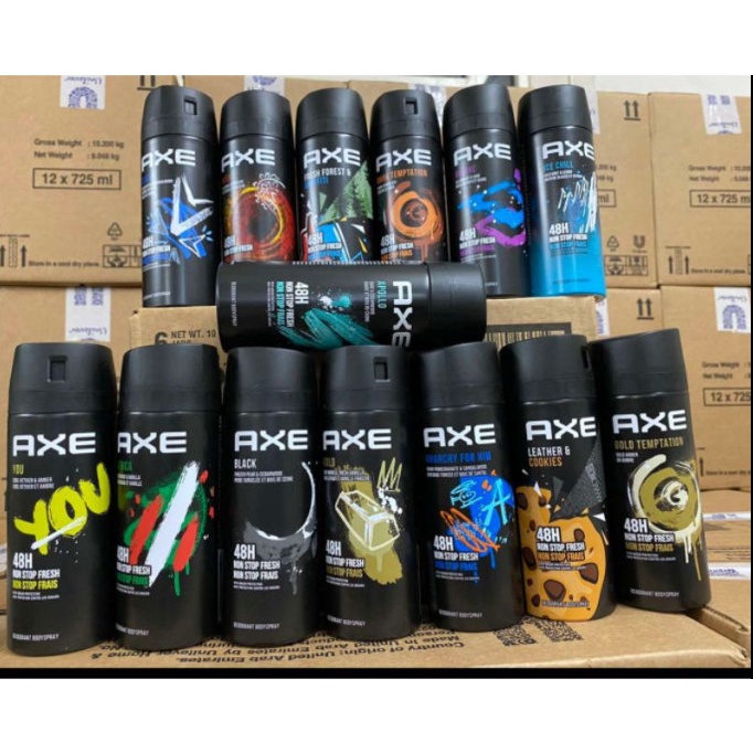 Xịt Khử Mùi Axe Toàn Thân Cho Nam 48H 150ml (Mẫu Mới 2021) - Nam tính mạnh mẽ ngăn ngừa mùi cơ thể Châu Âu