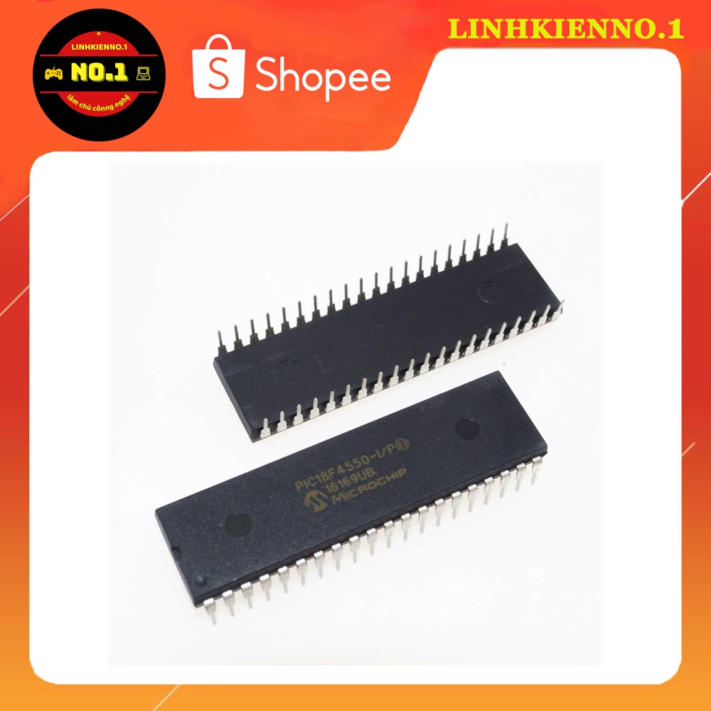 Chip vi xử lý PIC18F4550 DIP40 chân