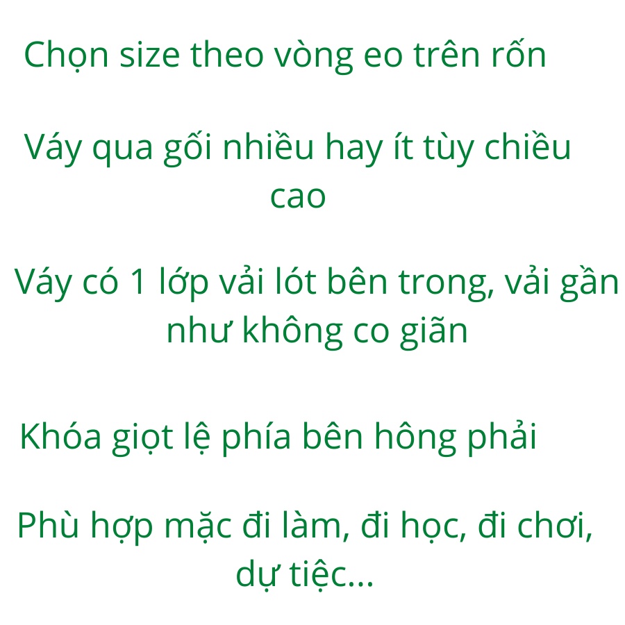 Chân váy dài xếp ly màu đen, màu xanh cao cấp vải voan có vải lót trong CVXD005