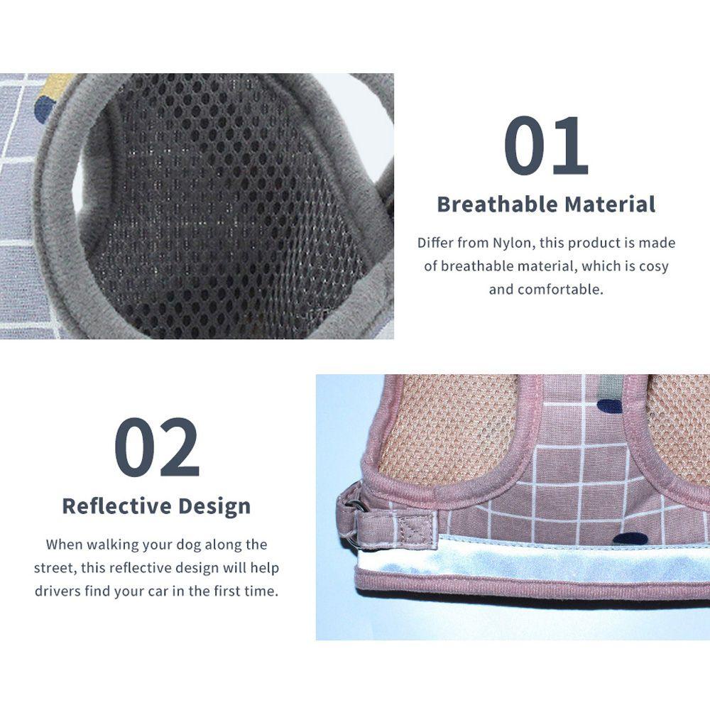 JARRED Áo Vest Lưới Mềm Mại Có Thể Điều Chỉnh Bền Bỉ Dành Cho Thú Cưng