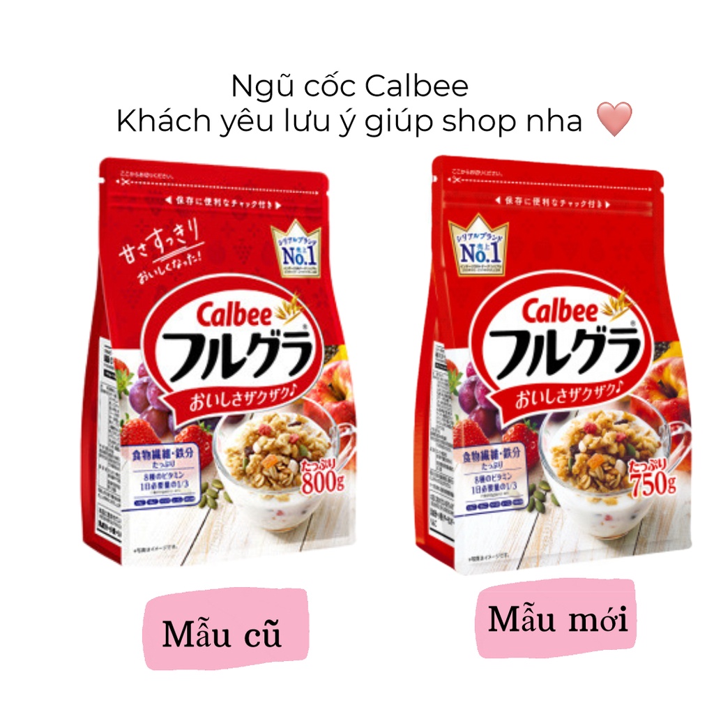 [MẪU MỚI] Ngũ Cốc Calbee - 750g Nhật Bản