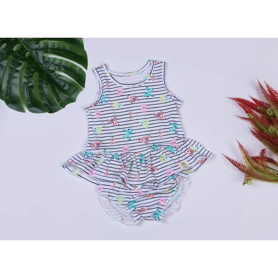 Hàng Hè 2020: Bộ áo váy quần chip bé gái size 6m-36m, thương hiệu Litibaby, dành cho bé từ 6kg đến 14kg