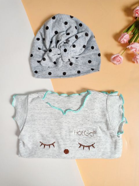 Combo 5 bộ mát hotga tay dài cho bé 4-10kg khách chọn