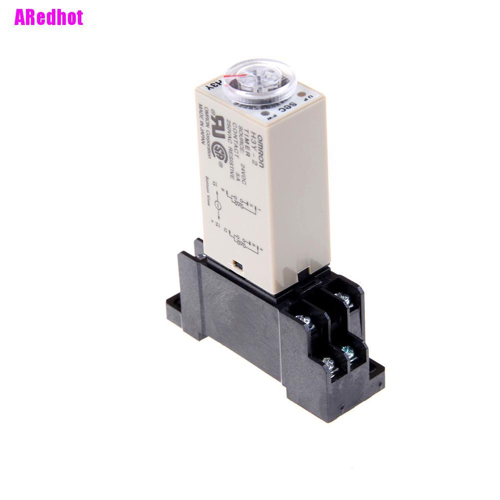 Rơ Le Hẹn Giờ Dc 24v H3Y-2 0-60 Giây Chuyên Dụng