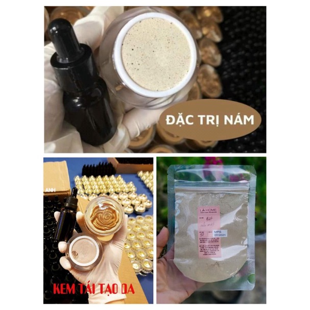 Bộ 3 sản phẩm ( kem đông y tái tạo da - serum sâm kích bong - bột rửa mặt thảo dược )