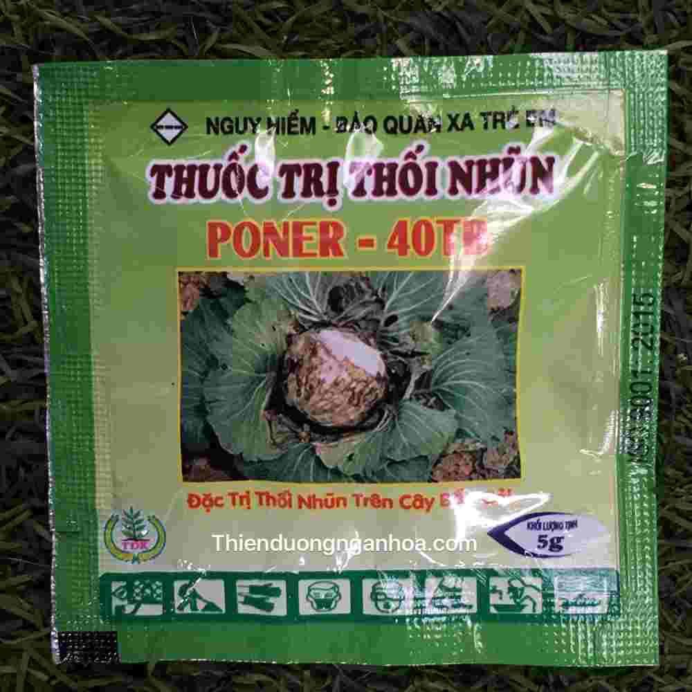 Viên sủi trị thối nhũn Poner cho hoa lan