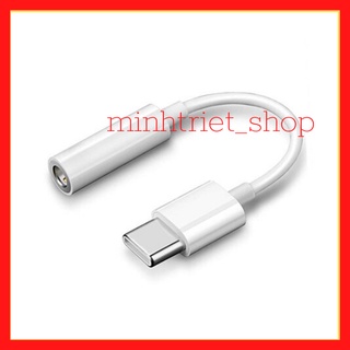 Cáp chuyển đổi âm thanh từ cổng type C sang 3.5mm.