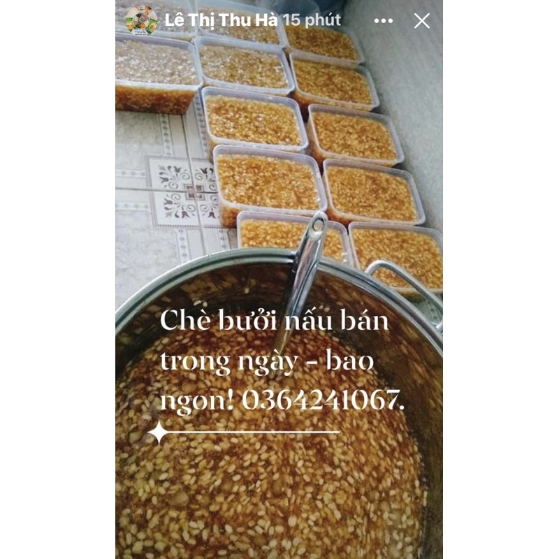 Combo nguyên Liệu nấu 3kg chè bưởi An Giang