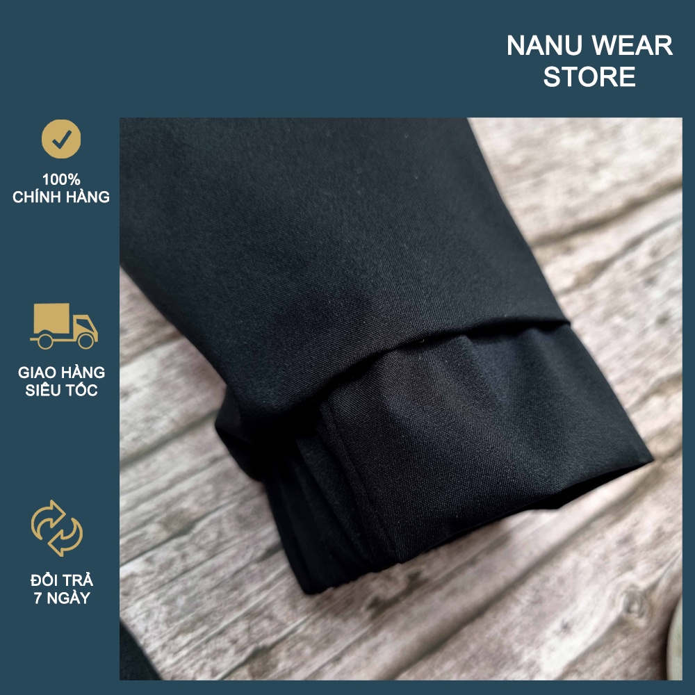 Áo khoác 2 mặt túi hộp NANU WEAR chất liệu gió - nỉ