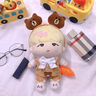 SET OUTFIT BĂNG ĐÔ THÚ CHO DOLL 20cm