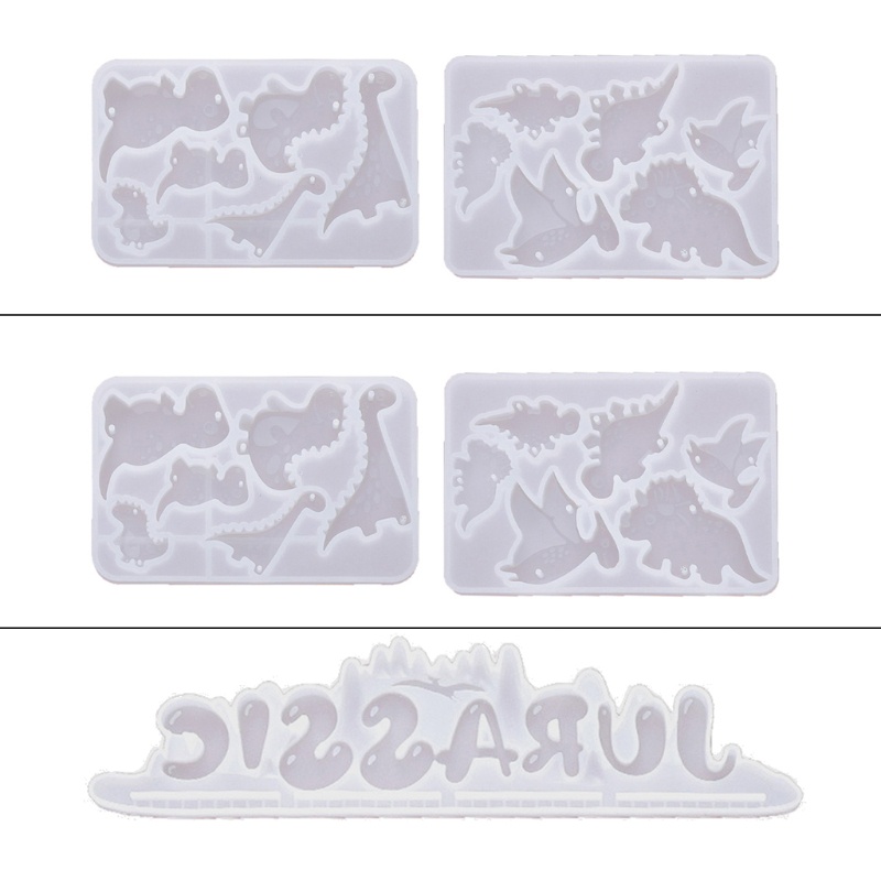 Khuôn Silicone Làm Chuông Gió / Khủng Long Bằng Epoxy Resin Treo Trang Trí