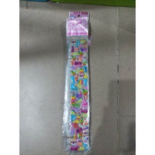 Ảnh dán nổi (sticker) sét 10 chiếc nhỏ dài