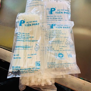 400 sợi Dây rút Tiến Phát 10cm( 5 bịch x 80 sợi)