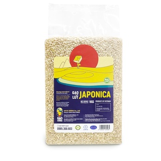 Gạo lứt Nhật Japonica hữu cơ GAO Mường ăn kiêng giảm cân healthy thơm mềm dẻo túi chân không 1kg