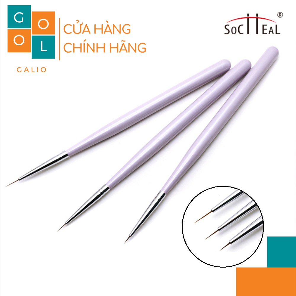 Set cọ vẽ Soctteal 3 cây [CHÍNH HÃNG]