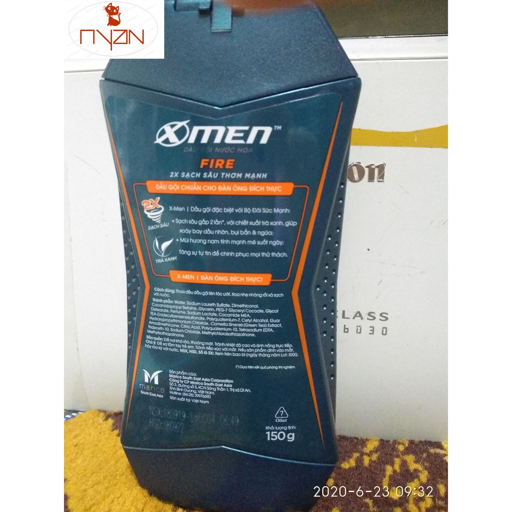 Giảm giá sốc dầu gội nam chai nhỏ X men Romano 150g