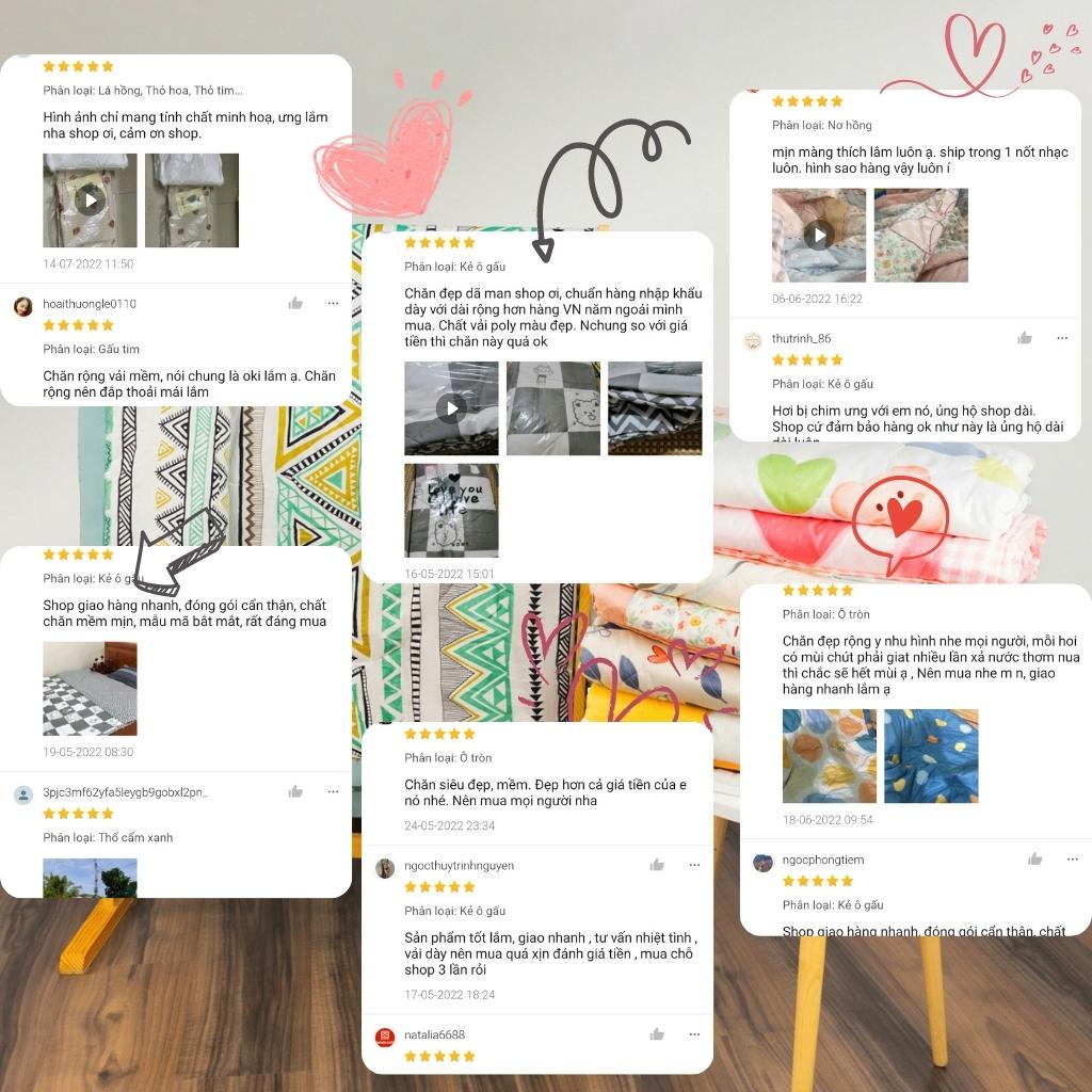 Chăn hè cotton đũi DREAMHOME trần bông sơ đậu nành mềm mại, thoáng mát không bị xô bông size 2mx2m2