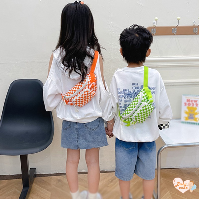 Túi Đeo Chéo Ngực Nhỏ Thời Trang Hàn Quốc Đơn Giản Có Thể Điều Chỉnh Cho Bé Trai
