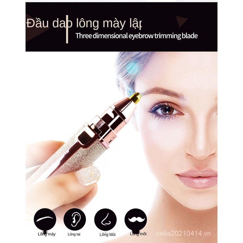 Máy Cạo Lông Tự Động Hình Son Môi Tiện Dụng