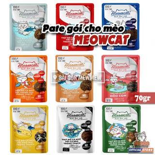 Pate MEOWCAT cho mèo gói 70gr
