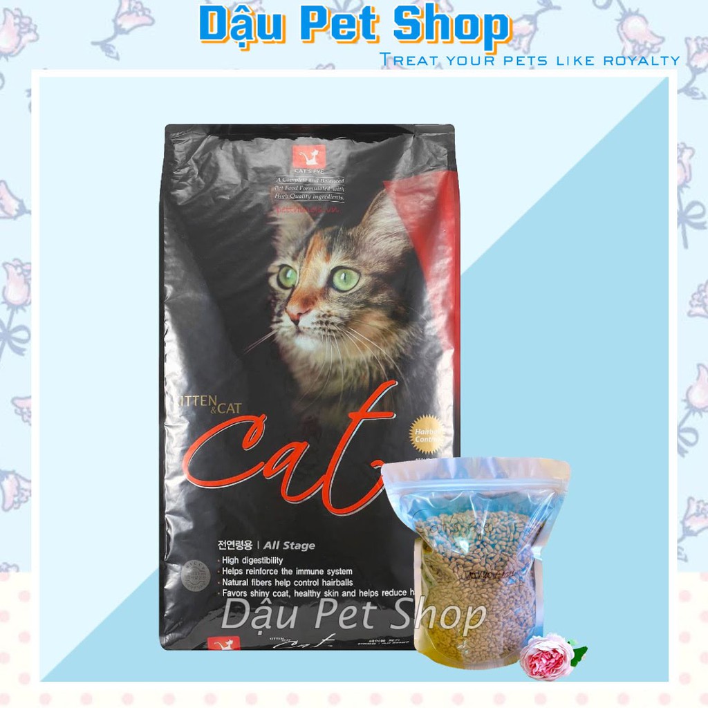 Cat's eye Hàn Quốc thức ăn hạt cho mèo túi 1Kg