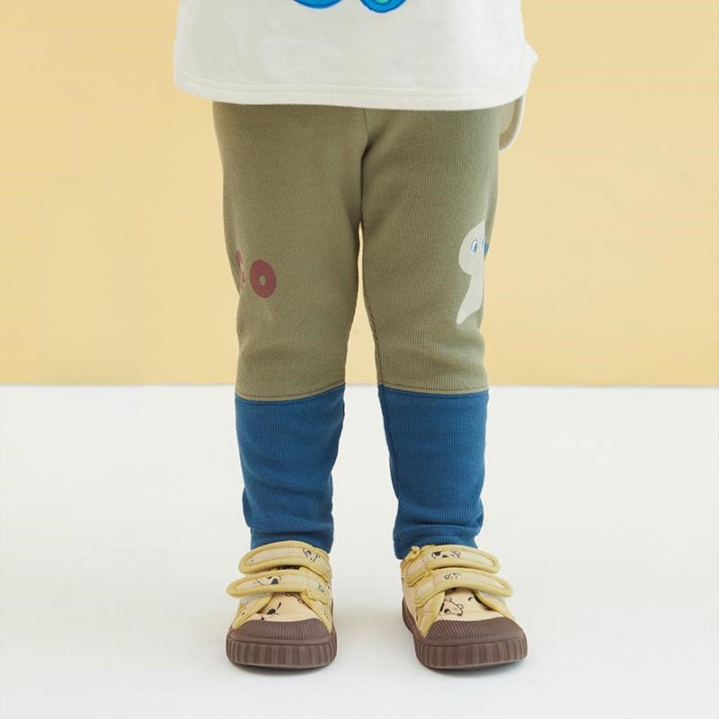 Quần Legging Cotton Co Giãn Phong Cách Xuân Thu Mới Cho Bé Trai Và Gái 0-8 Tuổi