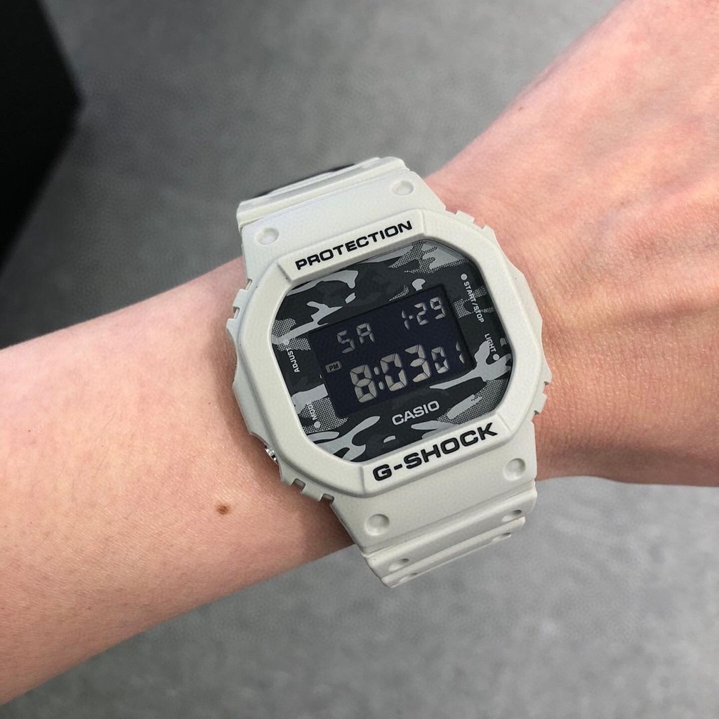 Đồng hồ Nam dây nhựa Casio G-Shock DW-5600CA-8DR chính hãng bảo hành 5 năm Pin tọn đời