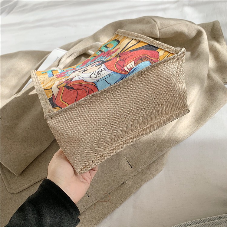 [Gía hủy diệt] Túi Cói Túi Tote ,Túi Canvas ,Vải Bố Mini In họa tiết cá tính hot trend mới nhât 2021