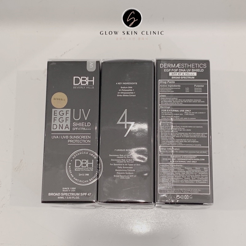 Kem chống nắng DBH EGF UV Shield spf47 PA+++
