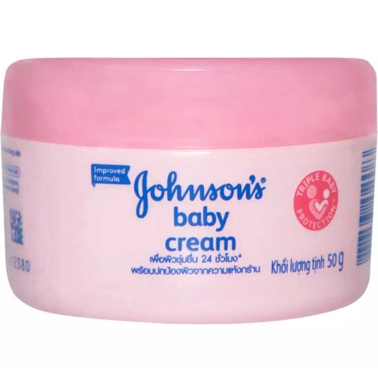 Kem dưỡng ẩm Johnson's Baby Milk Cream 50g