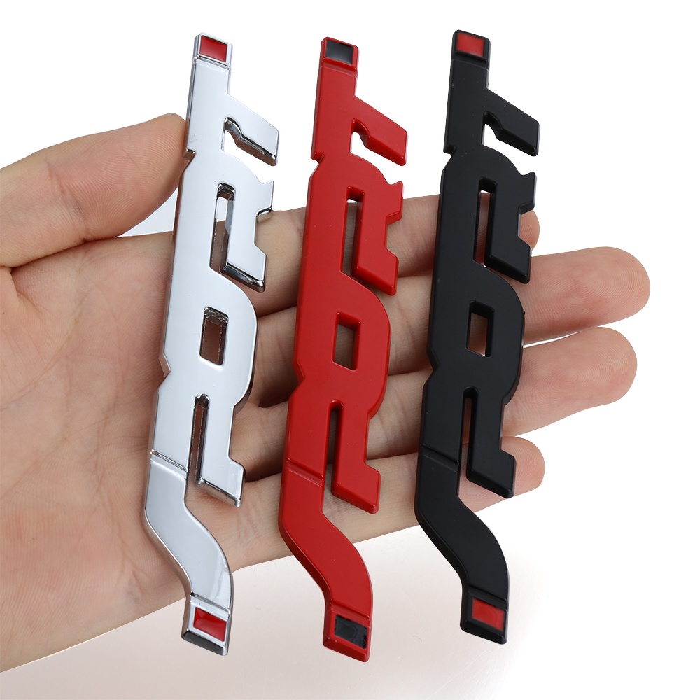 Miếng Dán Logo Chữ Sport 3D Bằng Kim Loại Màu Đen Trang Trí Xe Hơi/ Thùng Xe Hơi
