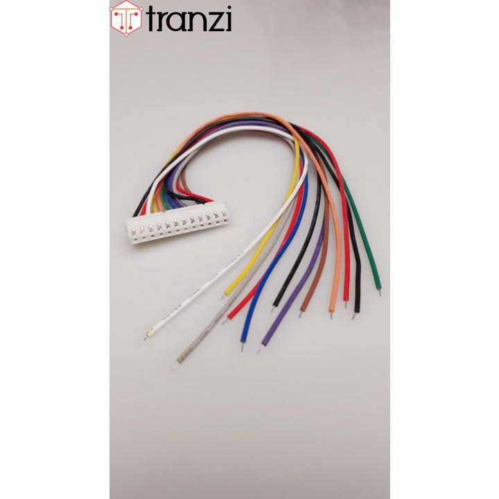Dây cắm header 2.54mm XH2.54 12P 22AWG 20cm 1 đầu bấm - túi 1 cái