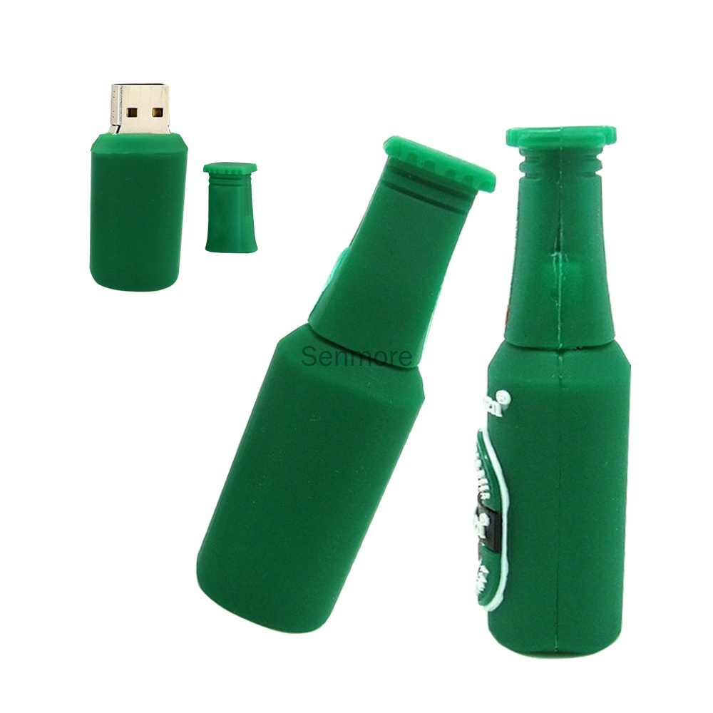 Usb Dung Lượng 128GB 1GB 64GB 32GB 16GB 8GB Hình Chai Bia