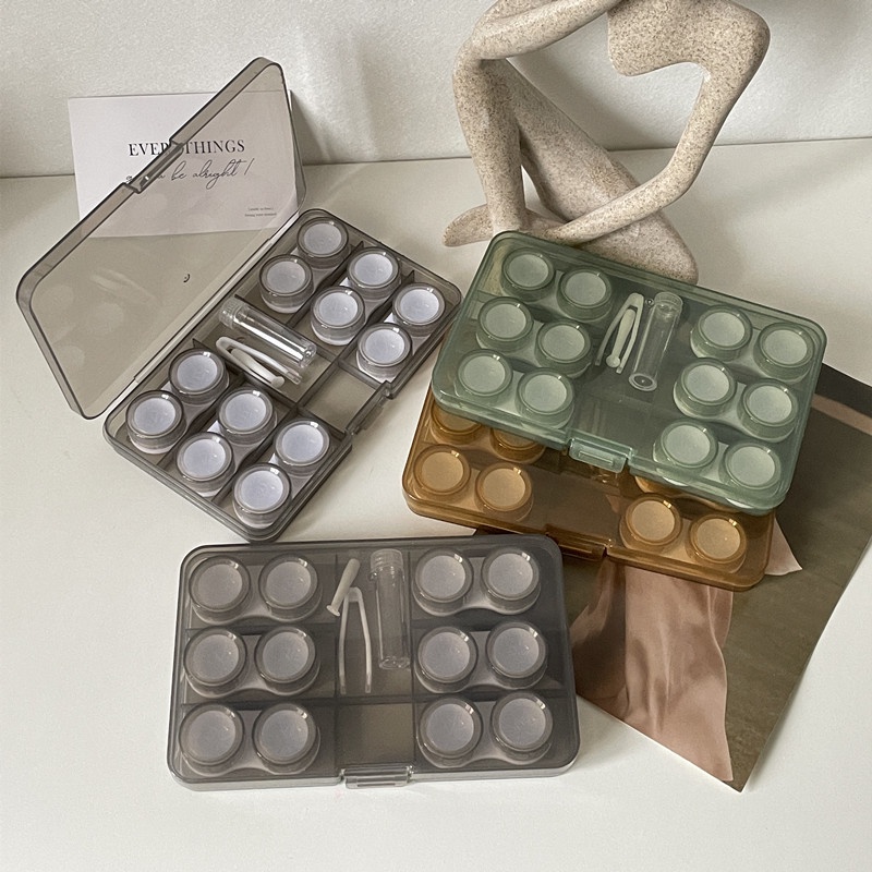 Khay Lens 6 Cặp Mẫu Mới - Case Đựng Lens