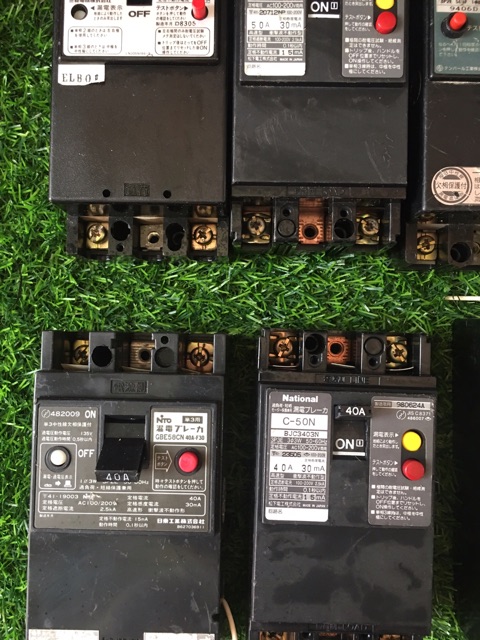 Automat ELCB chống giật, chống quá tải hàng Nhật bãi 30A - 40A - 50A-60A size to