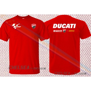 Áo thun nam in chũ Ducati phong cách thể thao thời trang