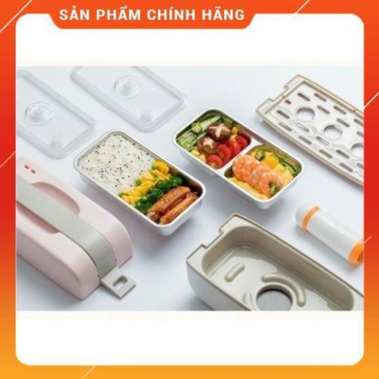 Hộp cơm cắm điện DFH-B10J2, sử dụng để nấu, hâm nóng và giữ nhiệt cho thức ăn - ảnh thật