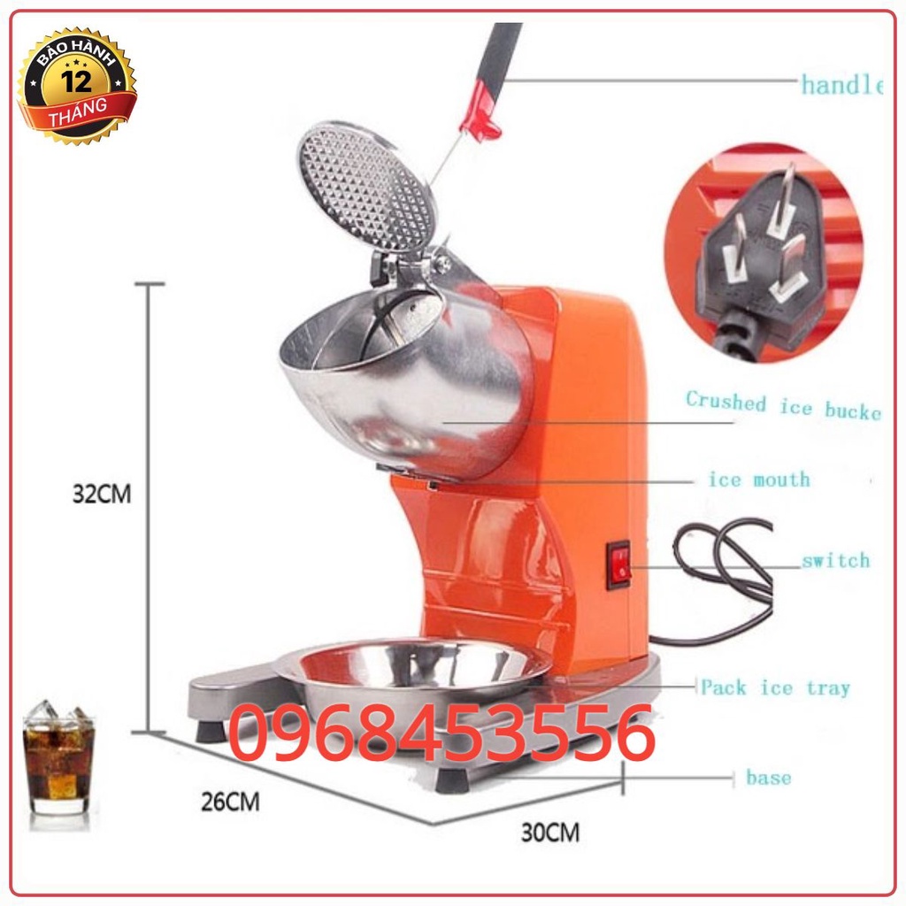Máy Bào Đá Tuyết 2 Lưỡi, Máy Xay Đá Đa Năng 2 Lưỡi cao cấp