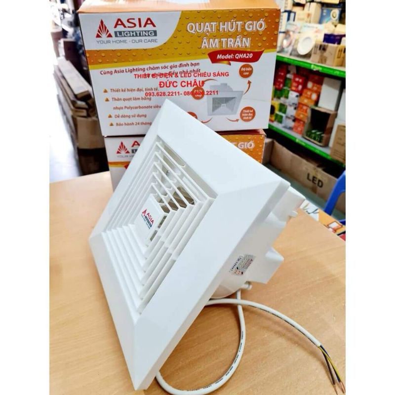 Quạt hút gió âm trần QHA Asia chính hãng